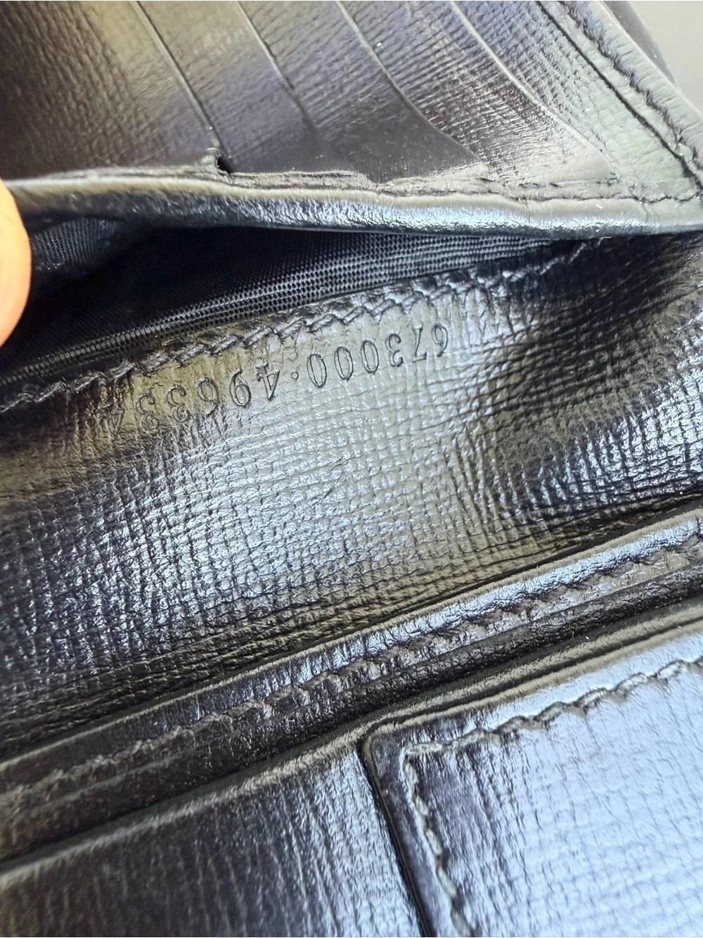 Gucci Black Bi-Fold Wallet
